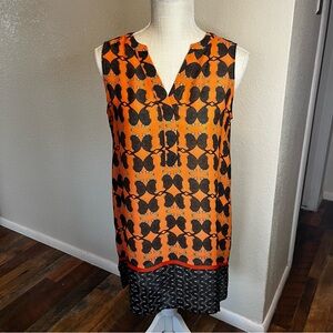 Nic + Zoe Armadillo Print Top - Size Small